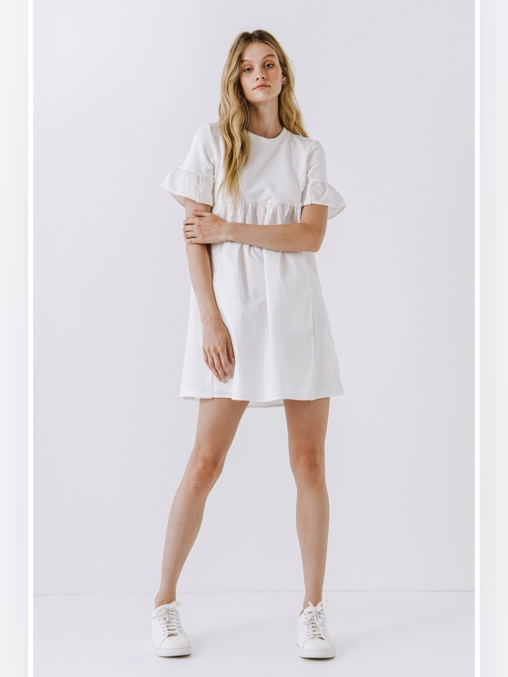 English Factory Women's Solid Mini Dress Size XS NWT